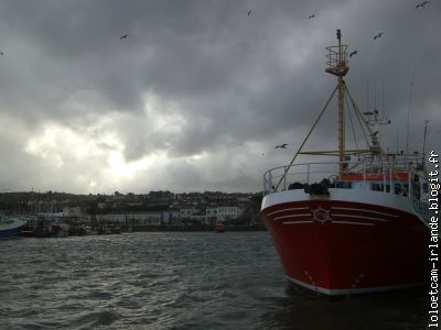 Port de Howth (super temps irlandais!)